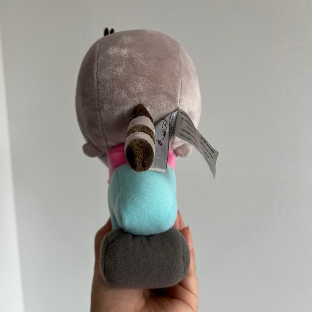 Gund PUSHEEN ON SCOOTER 10” Plush Gray Kitty Cat On Motor Bike - Picture 5 of 9